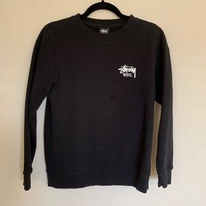 Black Stussy Seoul Crewneck
